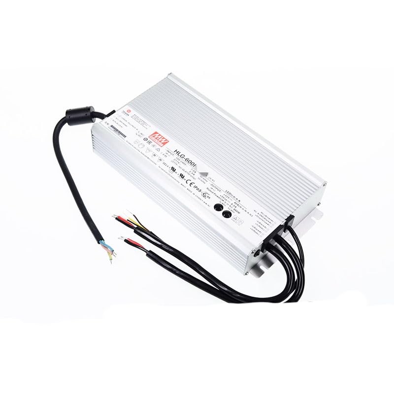 Mean Well HLG 600W 54V 11.2A LED Driver， HLG-600H-54A Switching