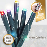Aurio 76.67 ft. Christmas String Lights with Remot