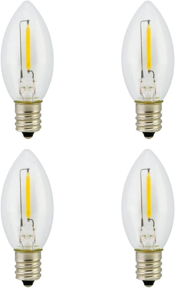 Promotion! Landlite Night Light Bulb LED C7 1W, Bu