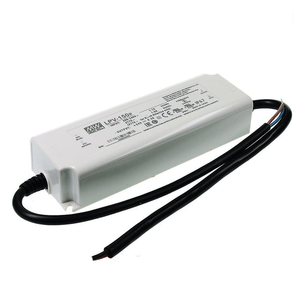 Mean Well LPV 150W 12V 10A LED Driver， Single Outp