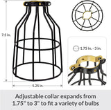 Newhouse Lighting WLG1B-4 Cage for Pendant, Lamp H